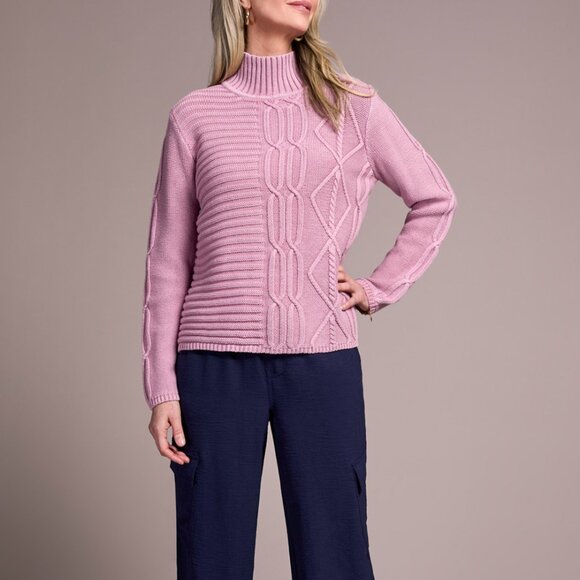 Tribal Cable Sweater - Picture 2 of 4